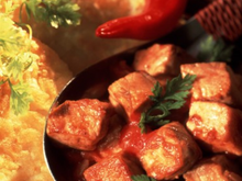 Porc aux piments et ses galettes de pommes de terre