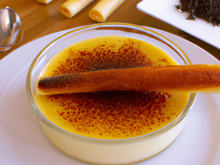 Crème brûlée crème fraîche et vanille