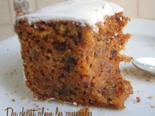 Carrot cake ultra-fondant et son glaçage au cream cheese