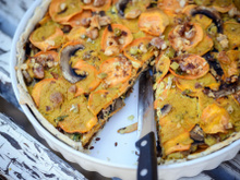 Quiche végétarienne