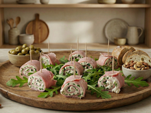 Roulé au jambon et boursin