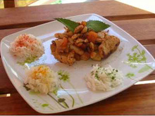 Poulet aux fruits exotiques