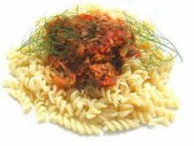 Pâtes au thon et au fenouil