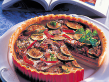 Tarte à la ratatouille et au thon