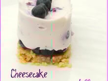 Cheesecake aux myrtilles