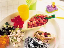 Mini-papillotes de dinde aux légumes et aux herbes