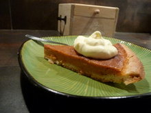 Tarte d'Halloween à la citrouille