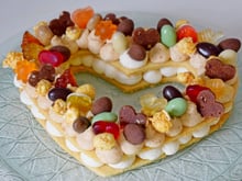 Un number cake revisité en heart cake!