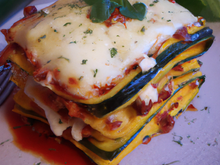 Lasagnes courgettes et chèvre