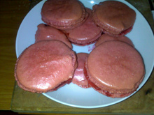 Macarons à la framboise classiques