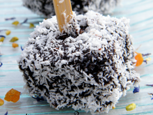 Lamingtons à la confiture de figues