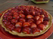 Tarte aux fraises croustillante