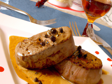 Tournedos au poivre verre, vin blanc et cognac