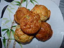 Muffins salés aux lardons