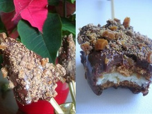 Sapins en sucette coco-choco