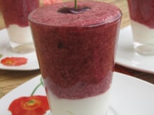 Verrines cherry creamy