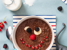 Bol de quinoa au chocolat