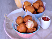 Beignet au curry vert et mortadélice Isla Délice Halal