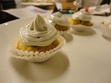 Cupcake noix du périgord et roquefort!