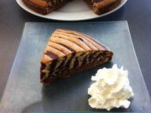 Gâteau zébré
