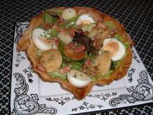 Salade aux lards ardennaise