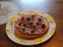 Savarin moelleux et croustillant de caramel