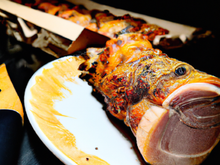 Carré de côtes de porcelet cloutée à l'andouille