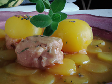 Melonnettes de veau à la sauce citron