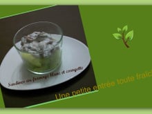 Sardines au fromage blanc & courgette