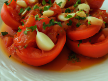 Tomate à l'ail