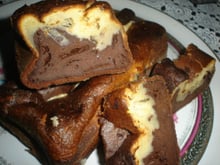 Marbré moelleux aux 2 chocolats