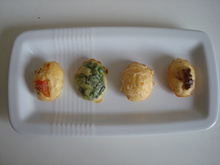 Mini-madeleines salées !