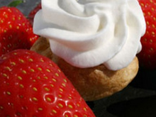 Brochettes Choux et fraises Label Rouge