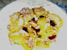 Pommes de terre au four aux lardons simples