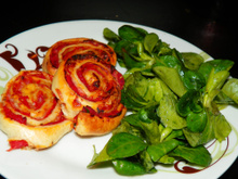 Roulés tomate bacon