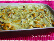Moules de bouchot gratinées