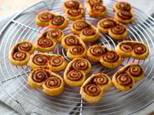 Palmiers apéro aux tomates séchées