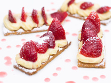 Sticks sablés à la fraise