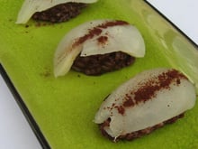 Sushi poire-chocolat