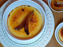Crème brûlée aux poires