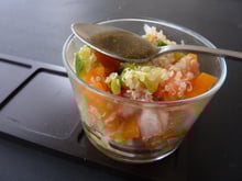 Salade originale de quinoa aux légumes croquants