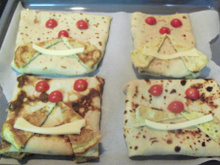 Crêpes rigolotes à la farine de châtaigne