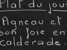 L'agneau et son foie en calderade