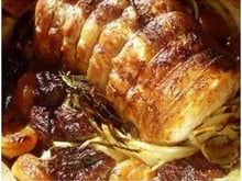 Rôti de porc aux abricots