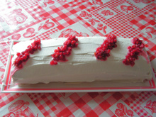 Biscuit roulé aux groseilles