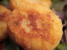 Croquettes express de pomme de terre au jambon