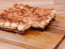 Le brownie-tiramisu