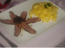 Magret de canard au miel et vinaigre balsamique maison