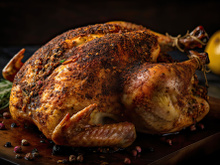 Dinde fermière farcie à l'ancienne