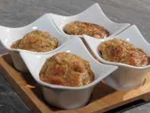 Caviar d'aubergine soufflé